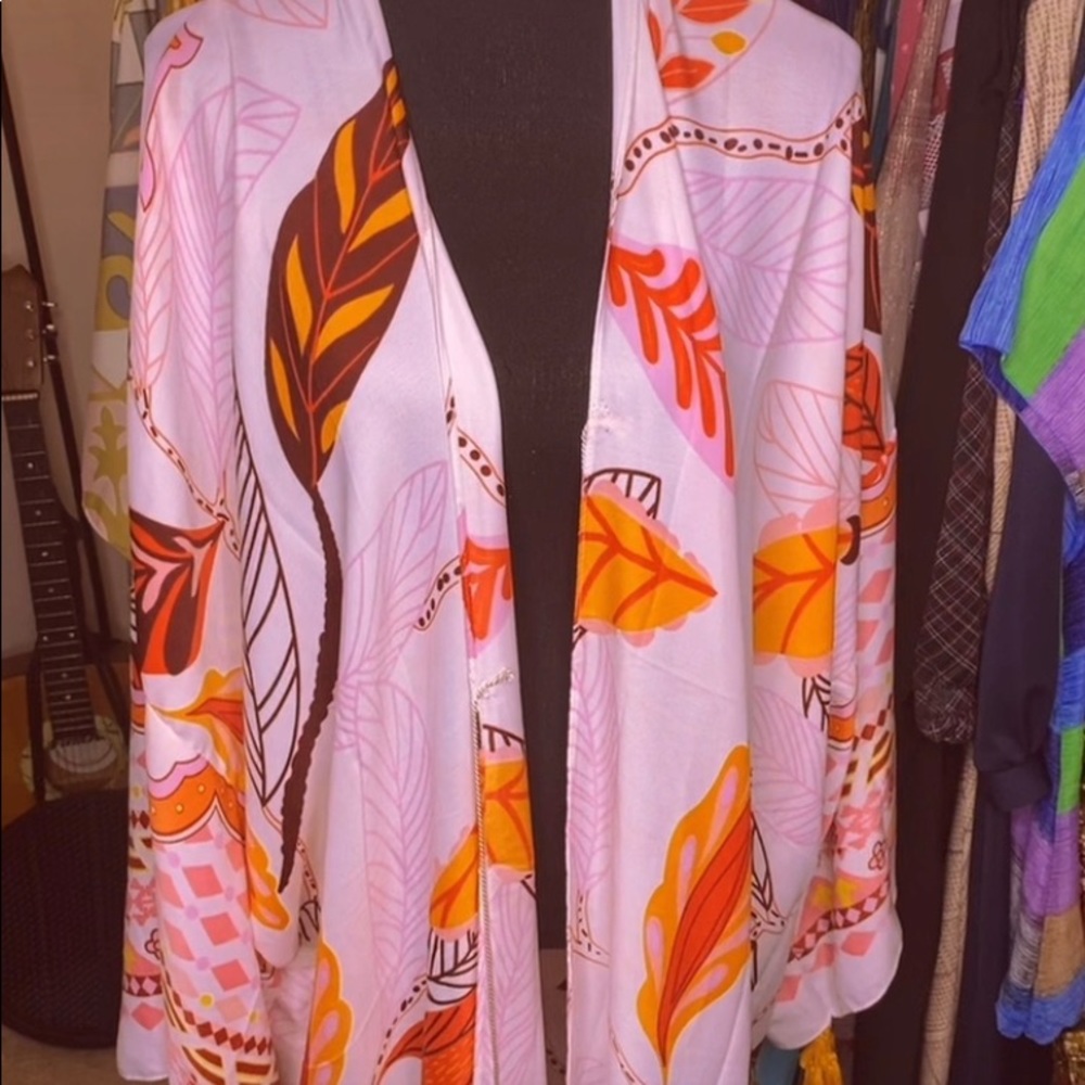Silk Kimonos for sale! All floor length. One size fits up to 3X! Vibrant colors!